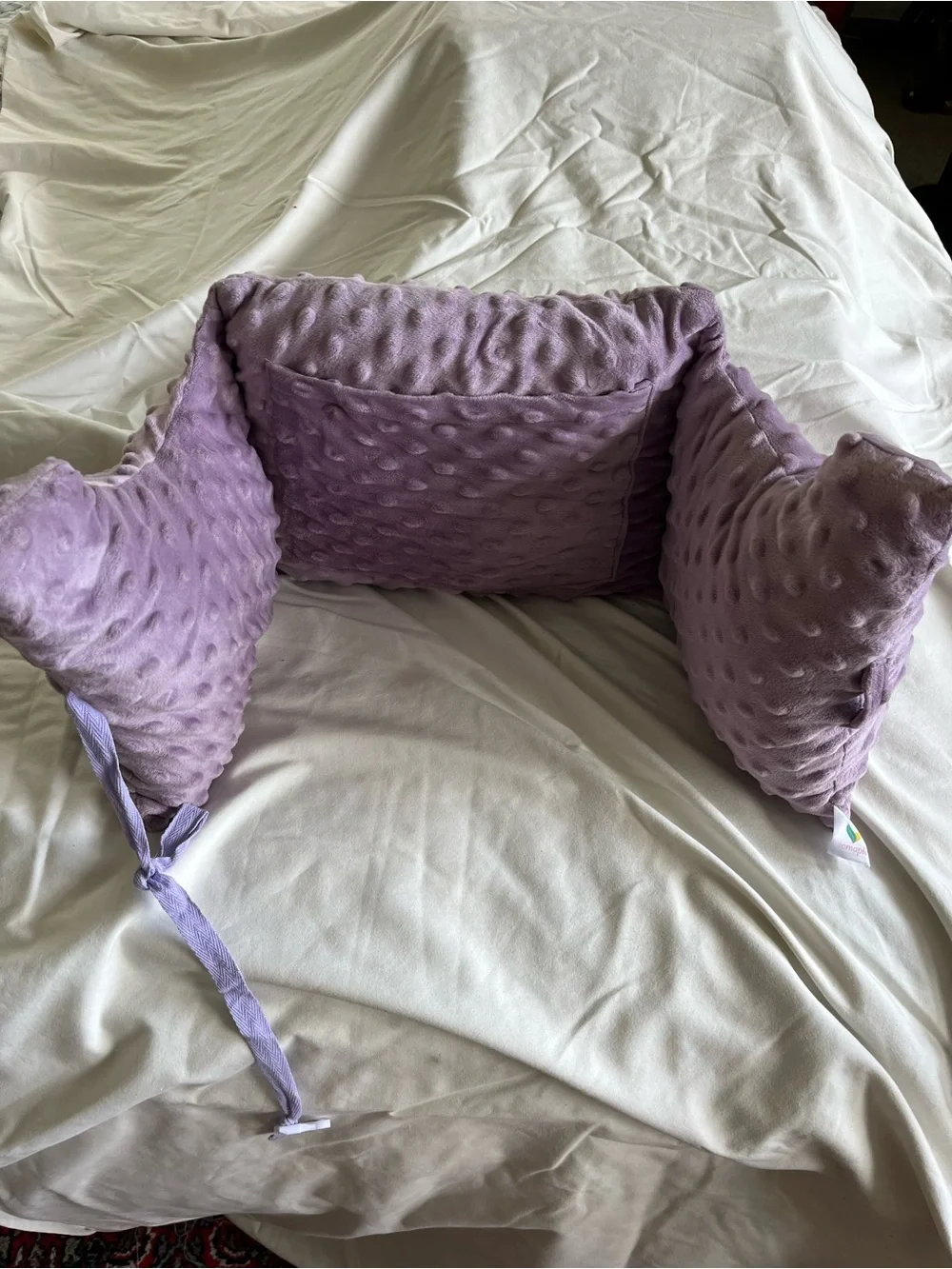 Plush Lavender Mastectomy Cushion